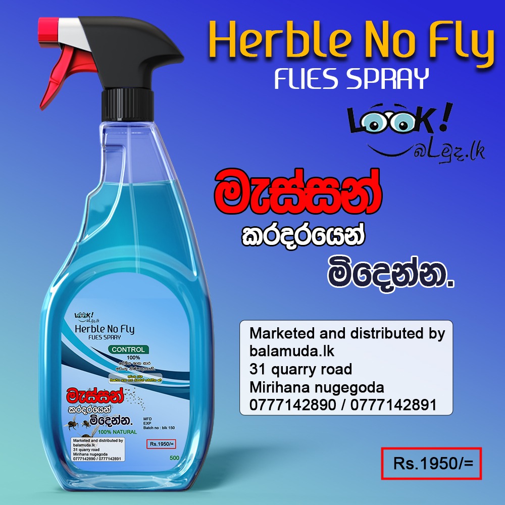 Herble No Fly Flies Spray