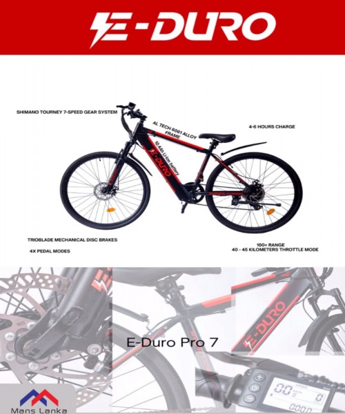 E Duro Electrical Bicycle ISURU ENTERPRISES Yakkala