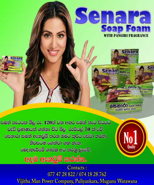 Senara Soap foam