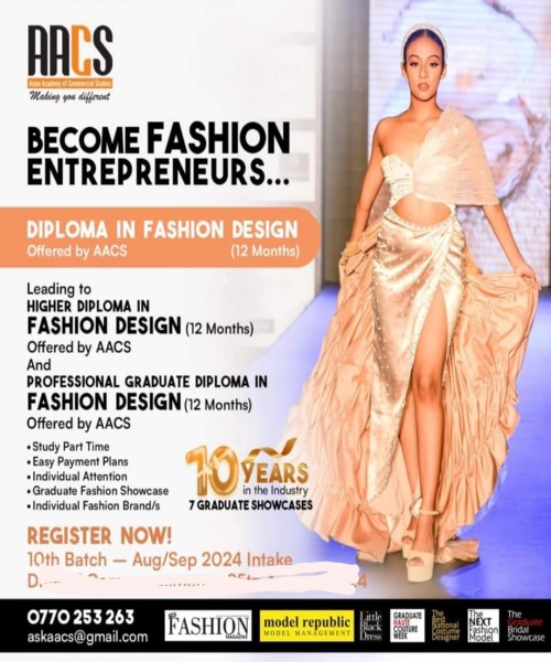 Diploma in fashion design 