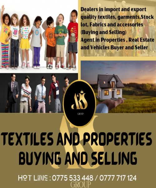 TEXTILES AND PROPERTIES BUYING AND SELLING