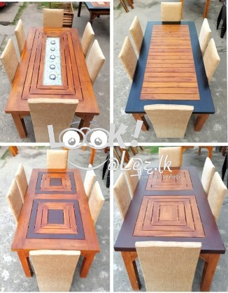 Living & Dining Table with Chair Modern Furniture Kaduwela 