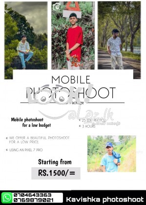 MOBILE PHOTO SHOOTS By. Kavishka Geeshan