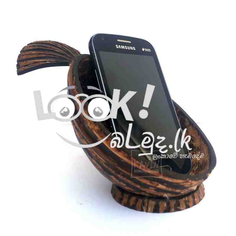 Coconut Shell Phone Stand