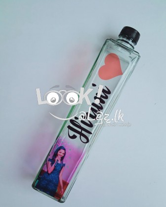 Printed Glass Bottle Gift වෙනස් විදියෙ තෑග්ගක් දෙමුද?