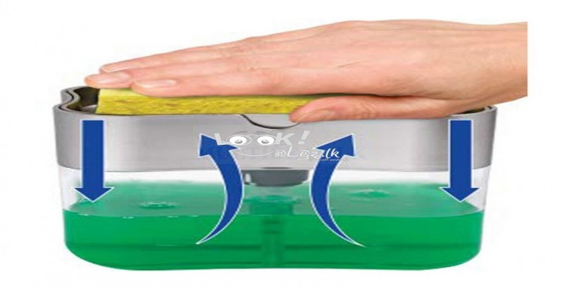Portable Soap Pump Dispenser & Sponge Holder for Kitchen Dish Soap Dispenser 3 Ratings