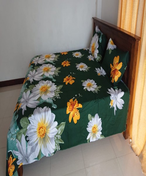 Soft Cotton bed sheet with 2 pillowcases