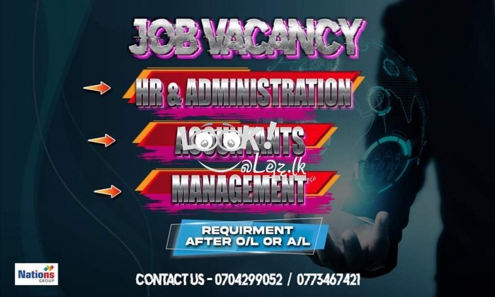 Job vacancies for HR AND  ADMINISTRATION ACCOUNTS MANAGEMENT 