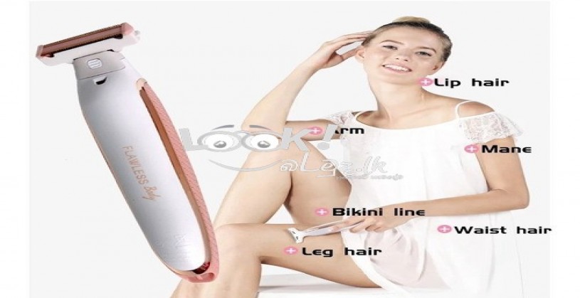 Finishing Touch 18k Gold Plated Flawless Body Rechargeable Ladies Shaver / Trimmer, Body Hair Remover Instant And Painless Shaving sensitive areas, underarms, bikini, ankles and knees. Any Directions Without Any Nicks, Cuts, Burns, Bumps Or Irritation