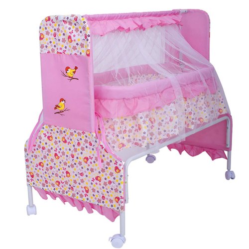 New Born Baby Toddler Swing Cradle Cot with Net