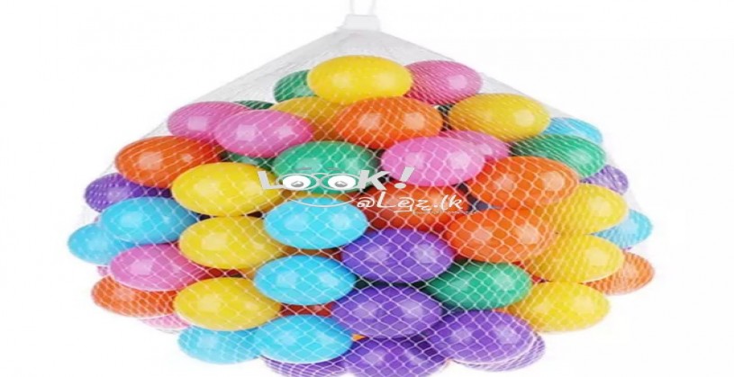 100 PCS Multicoloured Soft Pit Balls