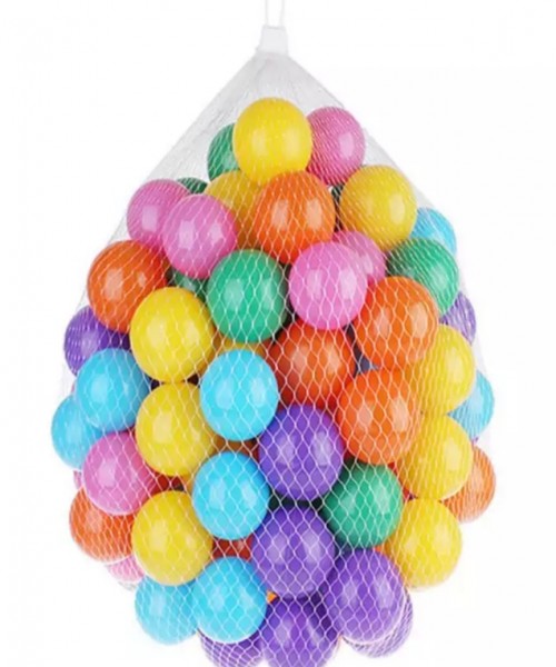 100 PCS Multicoloured Soft Pit Balls