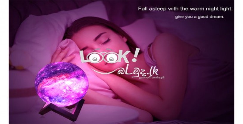 3D Printing Moon Lamp Galaxy Moon Light Kids Night Light 16 Color Change Touch and Remote Control Galaxy Light as Gifts