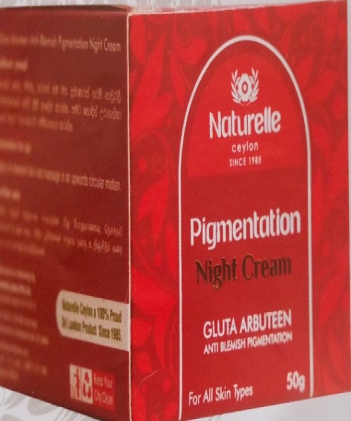 Pigmentation night cream 