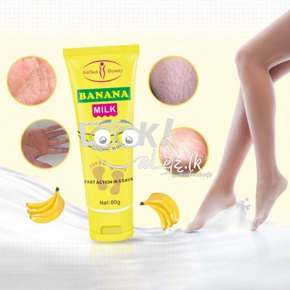 Aichuh beauty banana milk crackecl heel cream