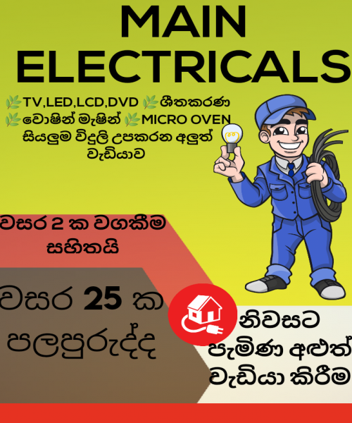 නිවසට පැමිණ අළුත් වැඩියා කිරීම