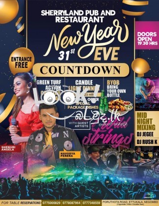 SHERRYLAND Pub and Restaurant NEW YEAR 31st EVE NEGAMBO