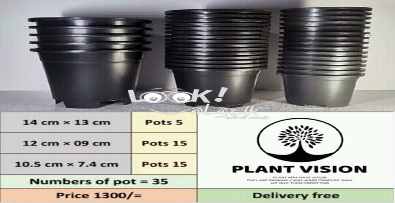 Plastic pots for sell