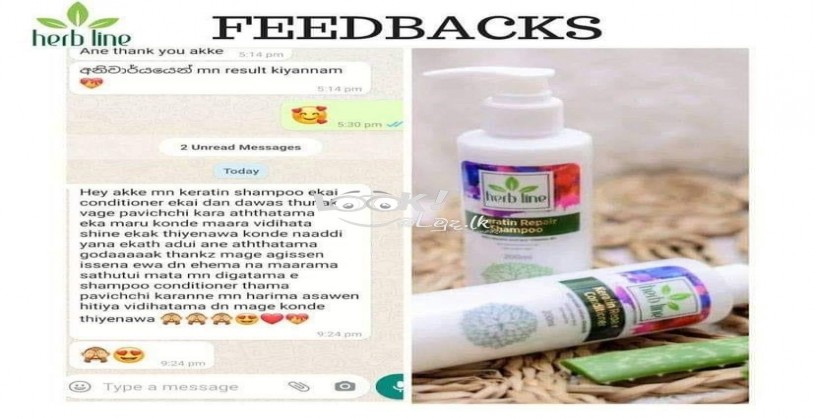 Herbline keratine treatment pack